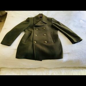 Tallia Olive Green Peacoat